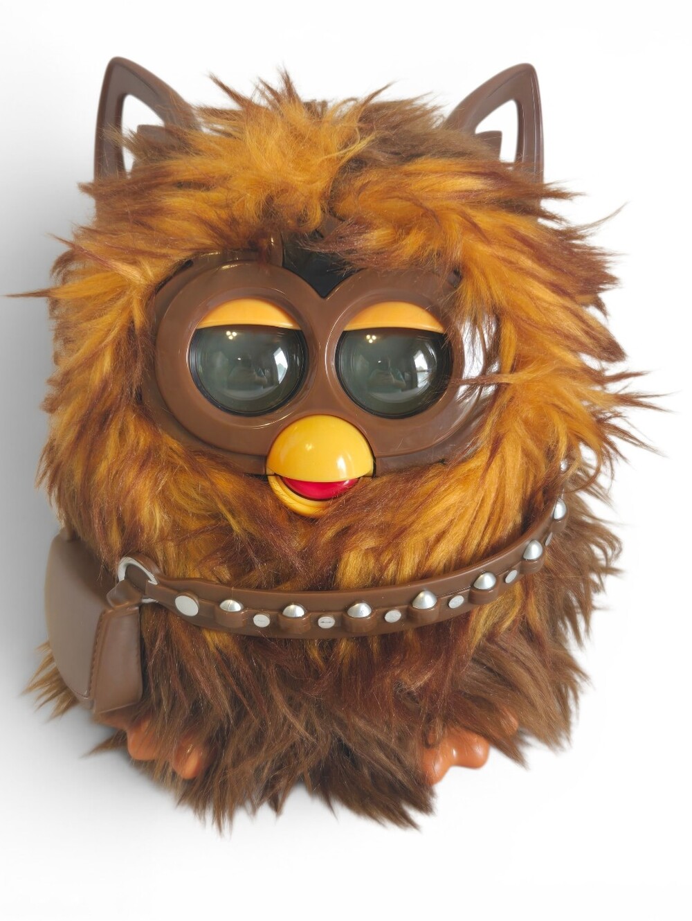 Star Wars Chewbacca Furby (Hasbro, 2012) Chewy Furbacca with Belt! **WORKS**